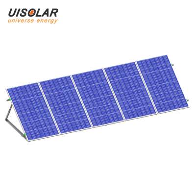 Adjustable triangle solar panel mounting for solar energy